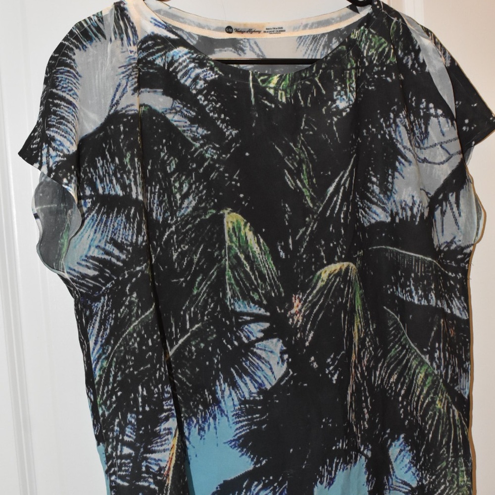 Vintage highway silk screen t shirt